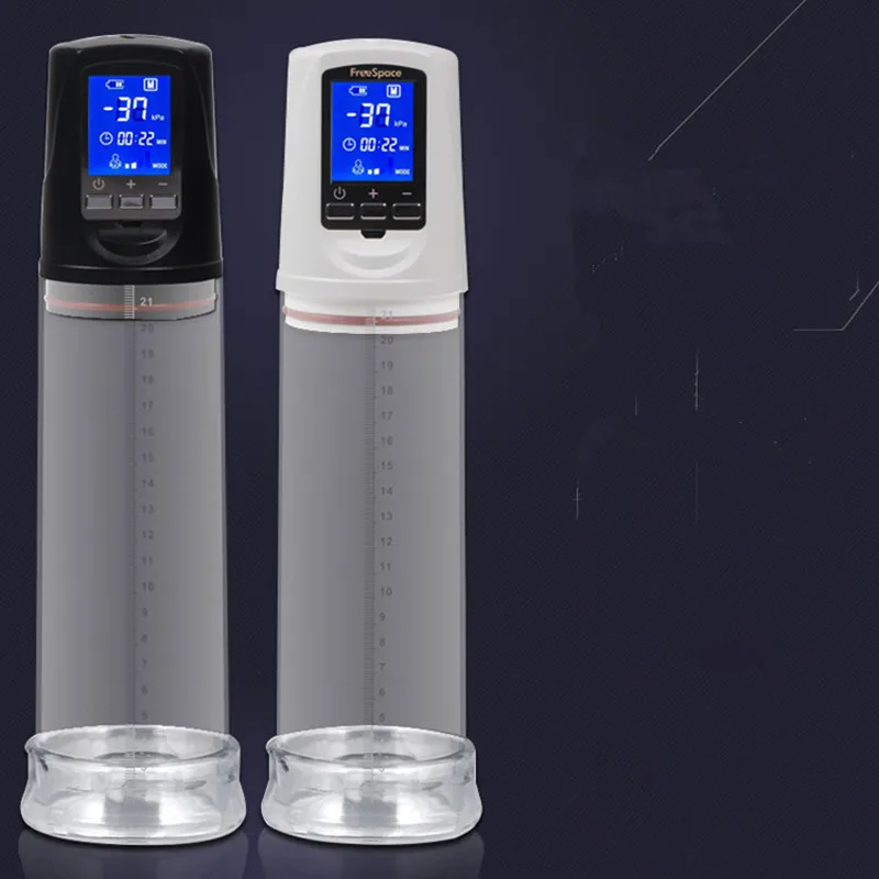  Agrandar el pene bomba Usb recargable automática LED para agrandar el pene ayuda eléctrica impotenc