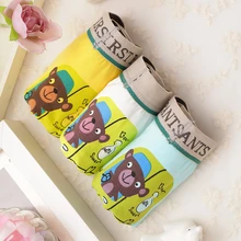 Нижнее белье для мальчиков трусы-боксеры для мальчиков, детские трусы, шорты для мальчиков, Детские Семейные трусики C3033-1-2p, 2 шт./лот