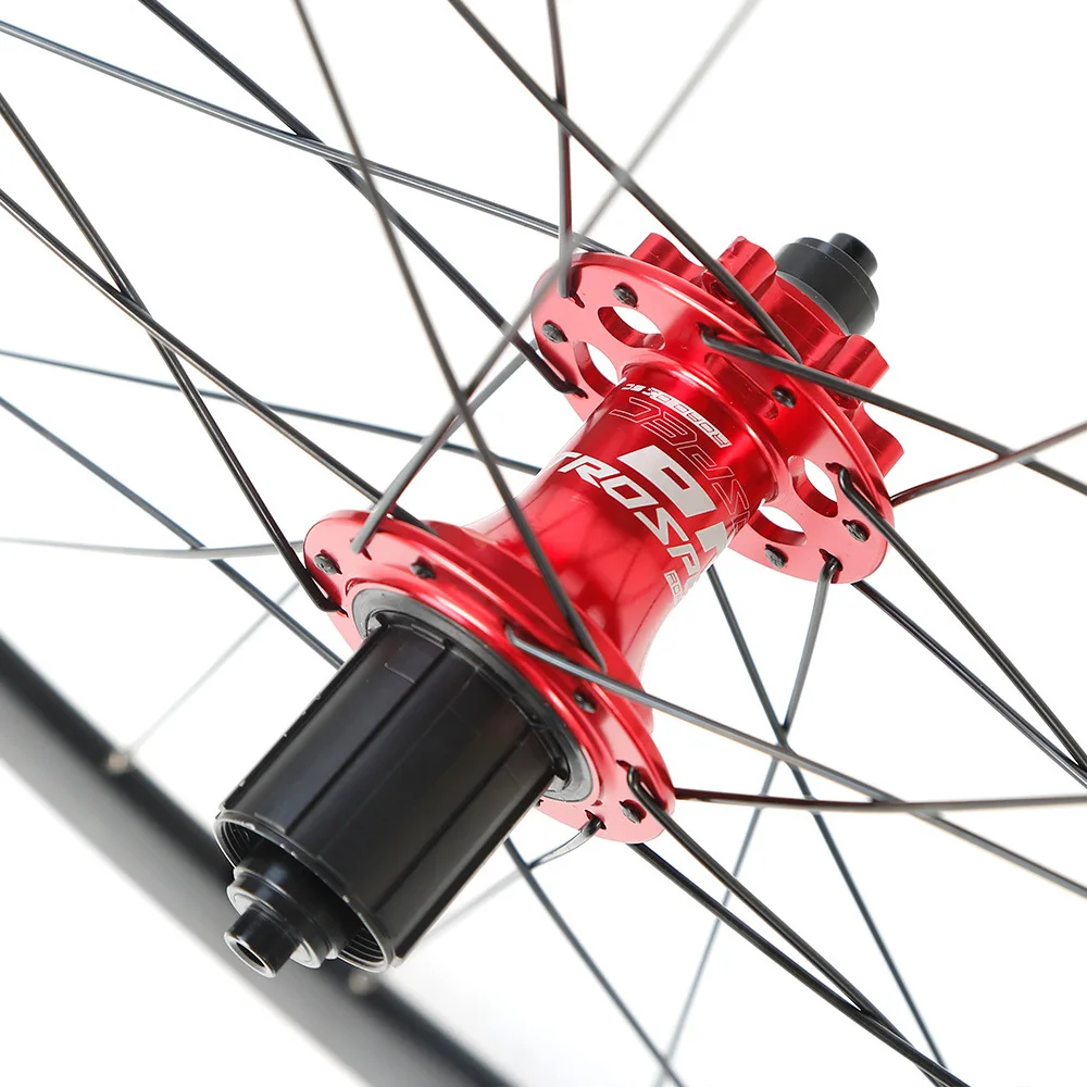 700C Wheels 36mm Depth Disc Brake Racing Rims FV Valve Road Bicycle Wheelset With Adapter Convert Thru-axle Quick Release