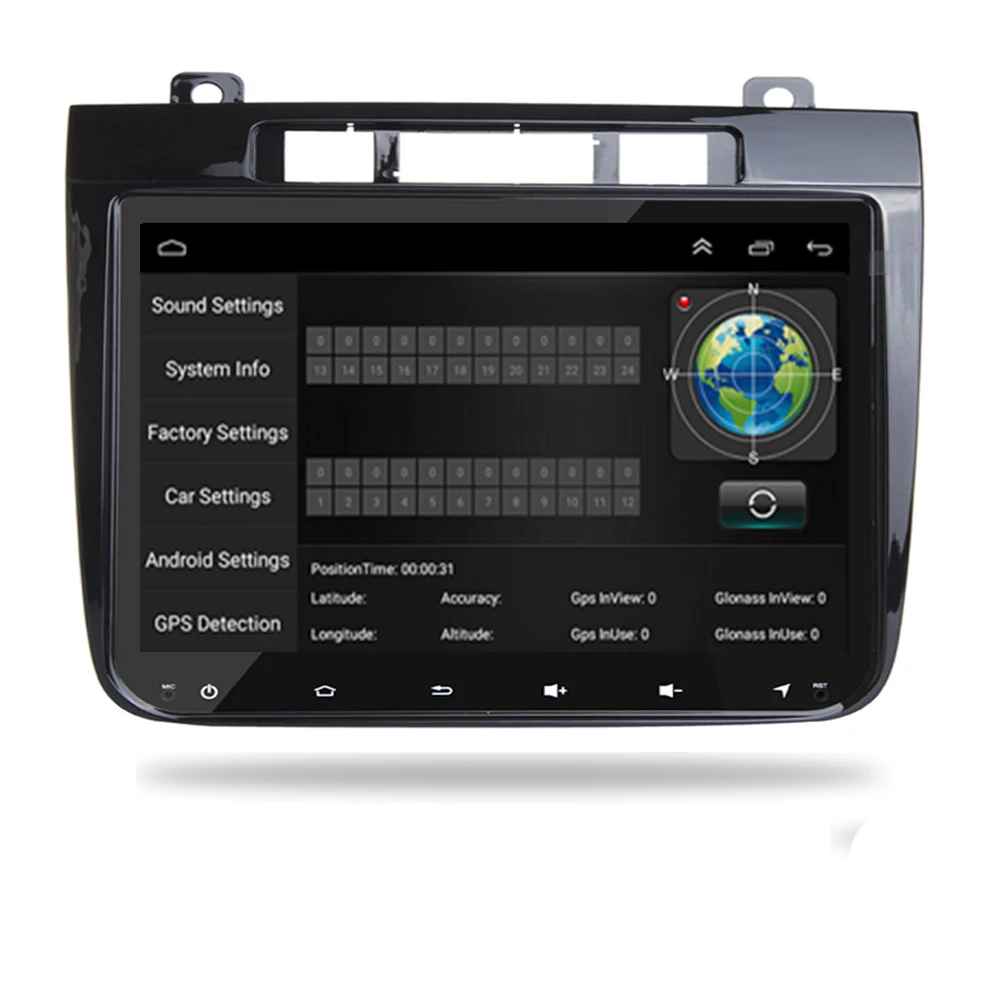 Cheap Android 8.1 Car GPS Radio  Navigation for Volkswagen Touareg 2012-2016 Car Navi Audio Video PlayerStereo Head Unit Wifi Bluetooh 3