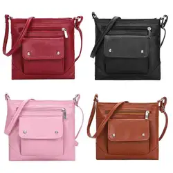 Ретро небольшие Crossbody сумки для Для женщин сумка Модельер кожа PU сумочка Для женщин небольшая сумка женский Сумки