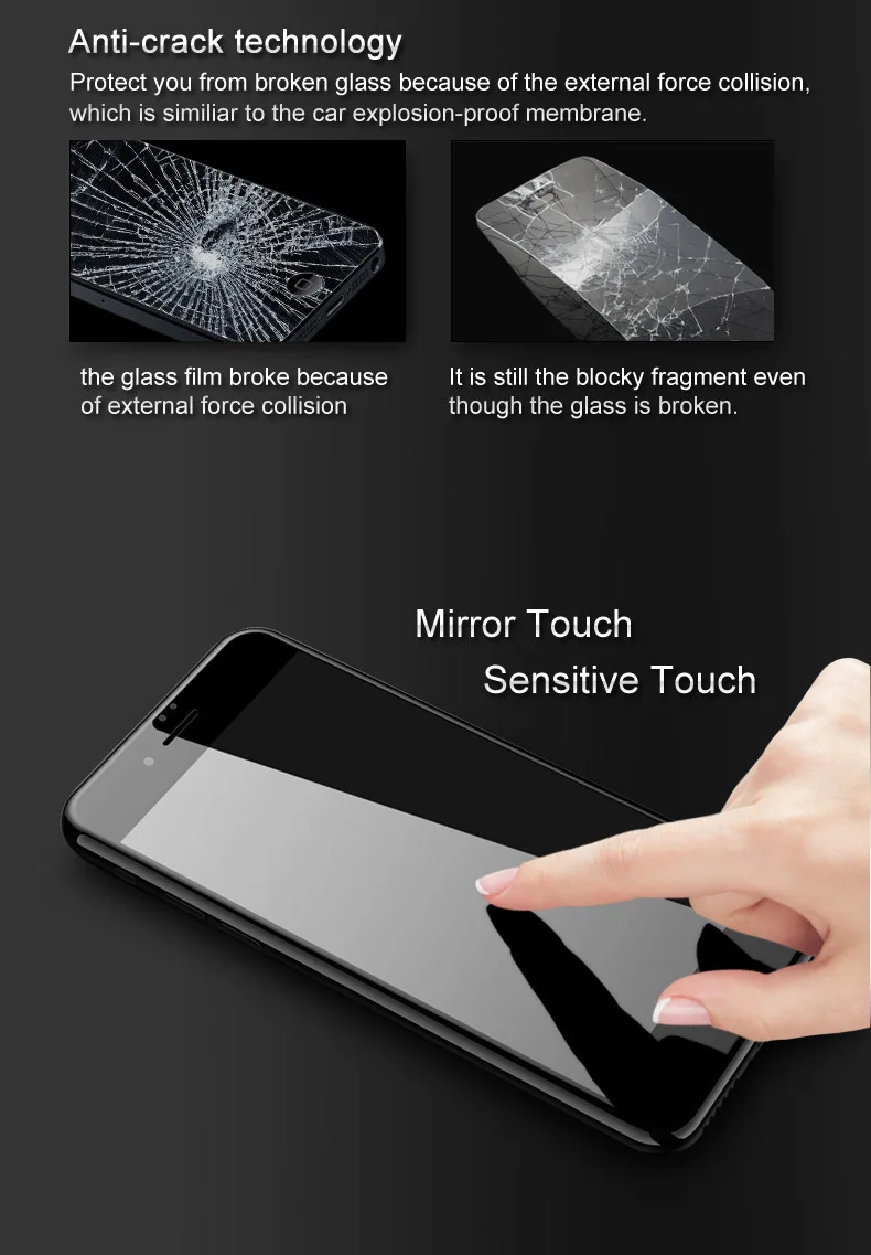 Для Apple iPhone 7 8 Plus Защита экрана для Apple iPhone 8 7 Plus закалённое стекло IMAK Pro+ Полное покрытие защитное стекло