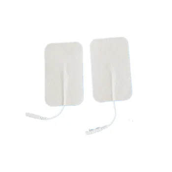 

20pcs Big 5*9 Non-woven Adhesive Medical Electrode Pads Tens Massager Conductive Gel Paste Patch + 2mm Pin Cable Massage