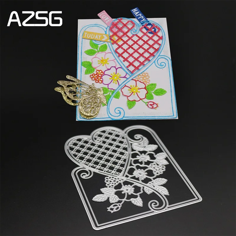 

Love flower cutting mold DIY scrapbook album decoration supplies clear seal DIY paper card