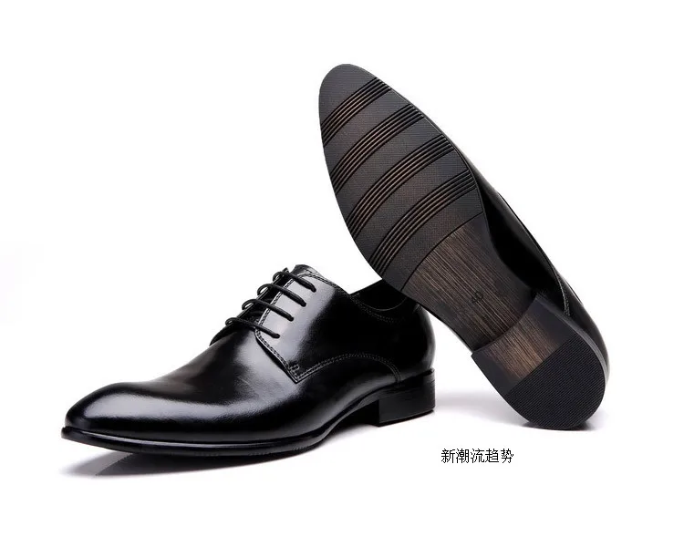 Высококачественная Мужская обувь в стиле ретро мужские модельные туфли из натуральной кожи в деловом стиле мужские оксфорды на шнуровке, свадебные туфли ручной работы на плоской подошве