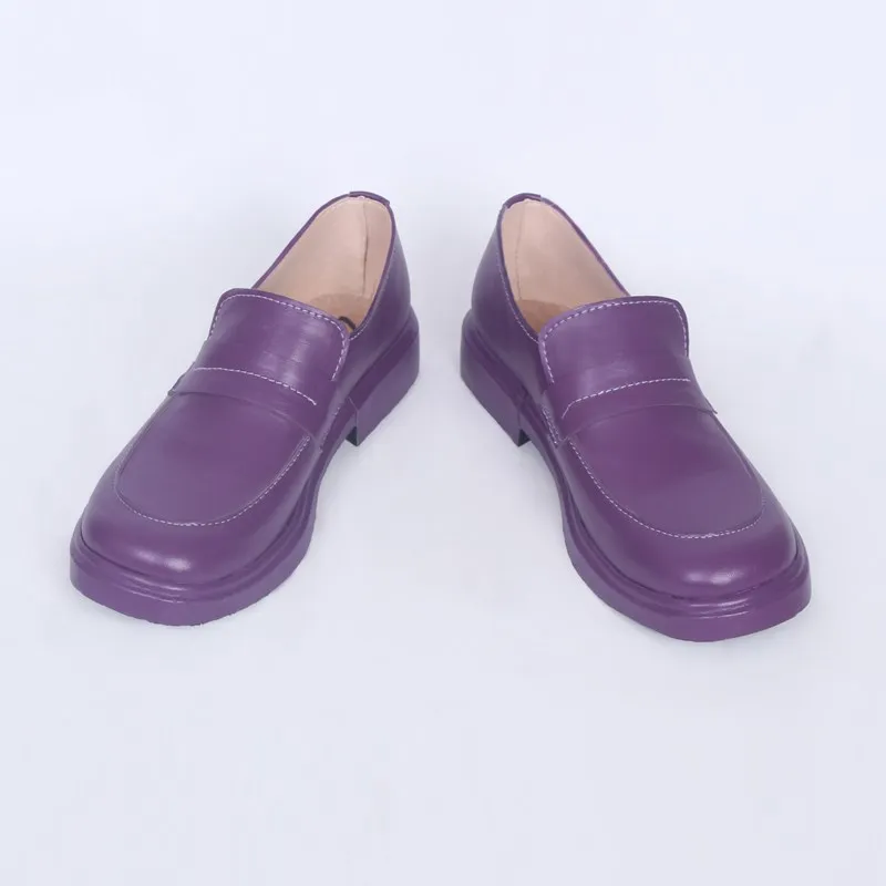 Обувь для костюмированной вечеринки в стиле Лолиты для девочек; школьная обувь фиолетового цвета без игры; ролевые игры на Хэллоуин