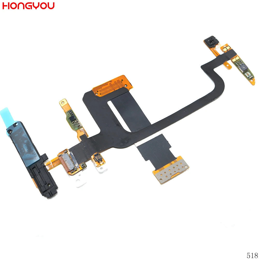 Для Nokia C6 C6-00 Кнопка громкости с камерой основной большой гибкий C6 клавиатура для Nokia c6 ЖК слайдер скользящий гибкий кабель