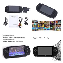 1 комплект 4.3in 32bit 8G игровая портативная игровая консоль MP5 игровой плеер+ кабель для передачи данных+ гарнитура встроенный 1000 игр