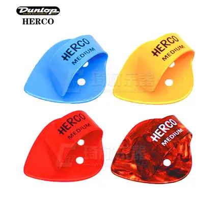 

Dunlop Herco Flat/Thumb Pick with Different Gauges Guitar Plectrum Mediator, 1/piece