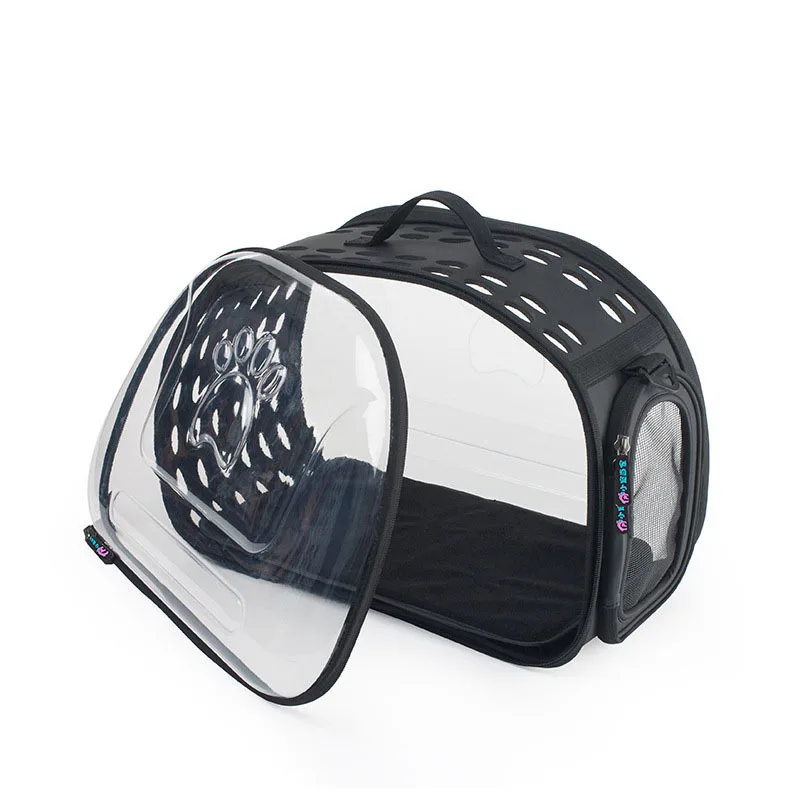 KIMHOME PET Portable Dog Bags For Small Dogs Foldable Transparent Pet