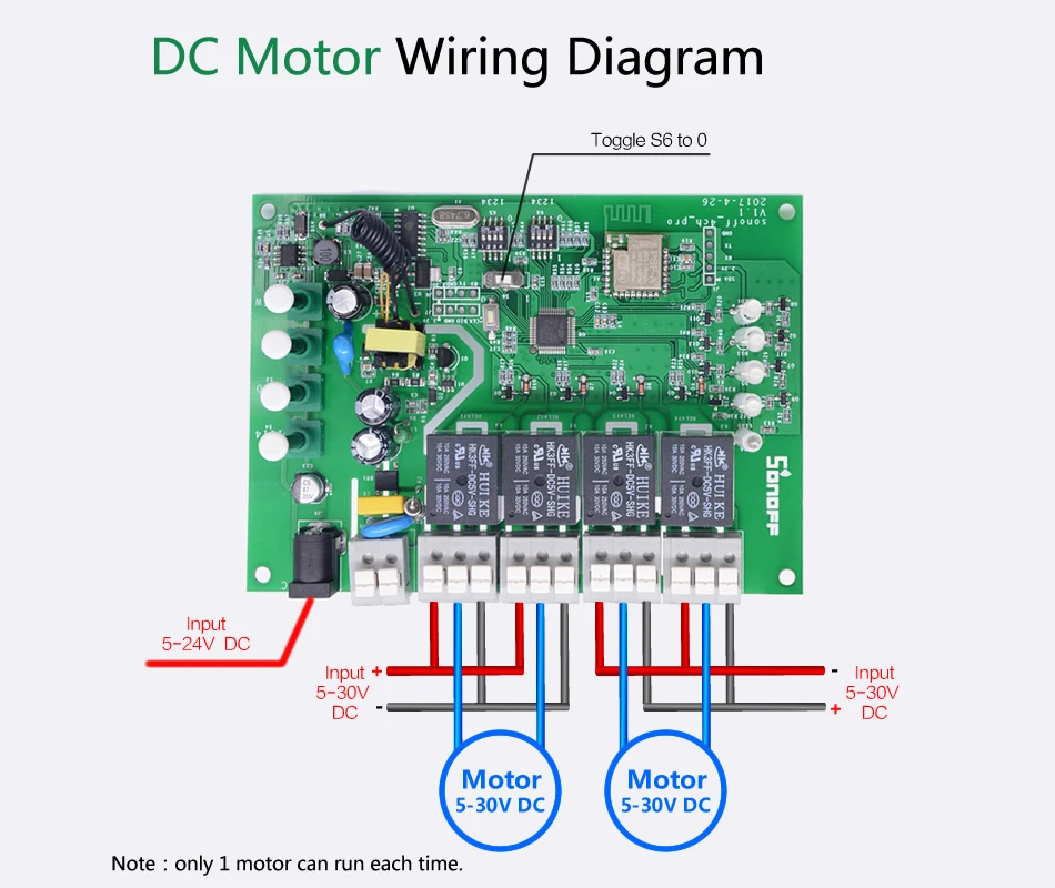 Sonoff 4CH Pro R2 433 МГц 4 канала RF беспроводной дистанционный Wifi умный переключатель инчинг интерлок реле работа с Alexa Google Home