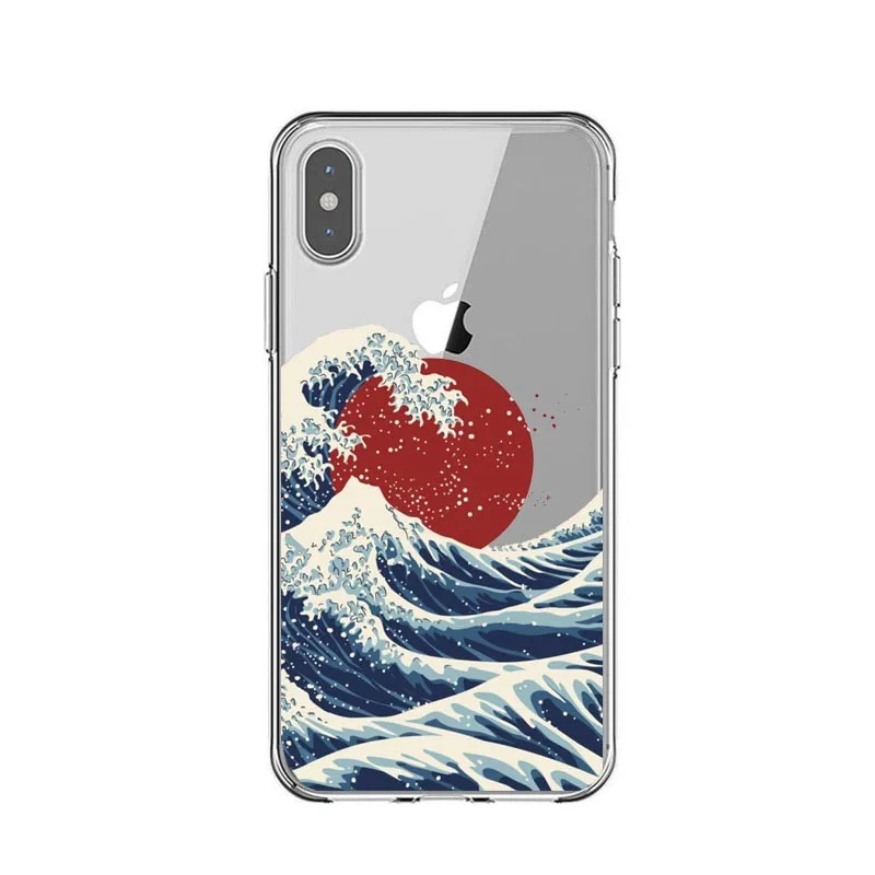 Чехол для телефона The Great Wave off Kanagawa для iphone 11 Pro Max 6 6S 7 8 plus X XS MAX XR 5S SE японская морская волна океан чехол