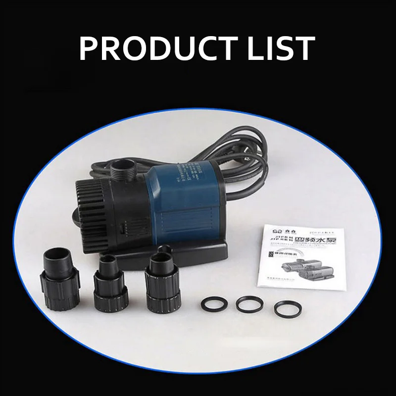 Aquarium Water Pump 220V Aquarium Pump Aquarium Fishing  Variable Frequency Submersible Pump Fountain Pump Aquarium Filter (3)