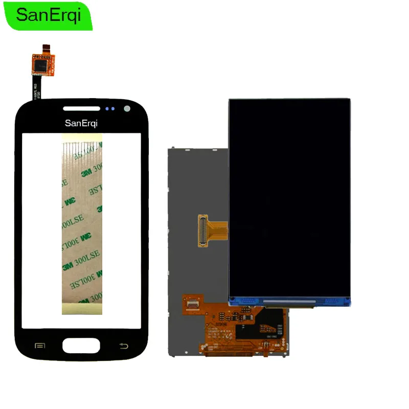 

SanErqi 3.8" For Samsung Galaxy Ace 2 i8160 LCD Display With Touch Screen Digitizer Sensor Panel With Sticker