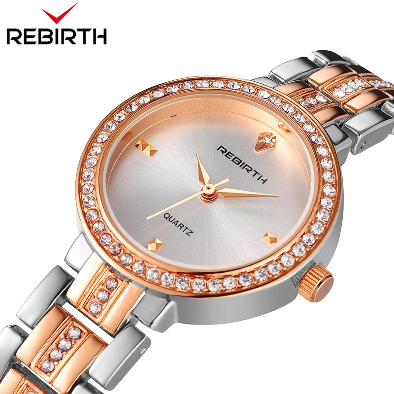 REBIRTH Hot Sale Women Watches Luxury Lady Watch Woman Rhinestone Wristwatches Fashion Crystal Watches Casual gold Watch Women REBIRTH Hot Sale Women Watches Luxury Lady Watch Woman Rhinestone Wristwatches Fashion Crystal Watches Casual gold Watch Women