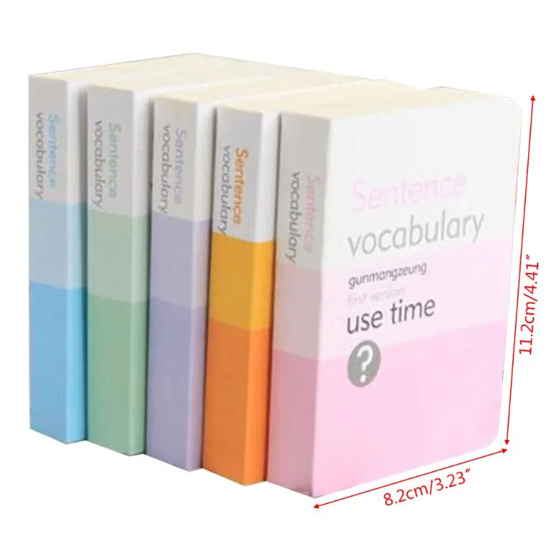 Korean Style Stationery Cute Portable English Words With The Book Review Learning English Small Helper Creative Portable Notes P Korean Style Stationery Cute Portable English Words With The Book Review Learning English Small Helper Creative Portable Notes P