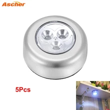 LED Closet Cabinet Light Wireless Magnetic Stick Tap Touch Push Security Kitchen Bedroom Wall Cupboard Corridor Stair Night Lamp