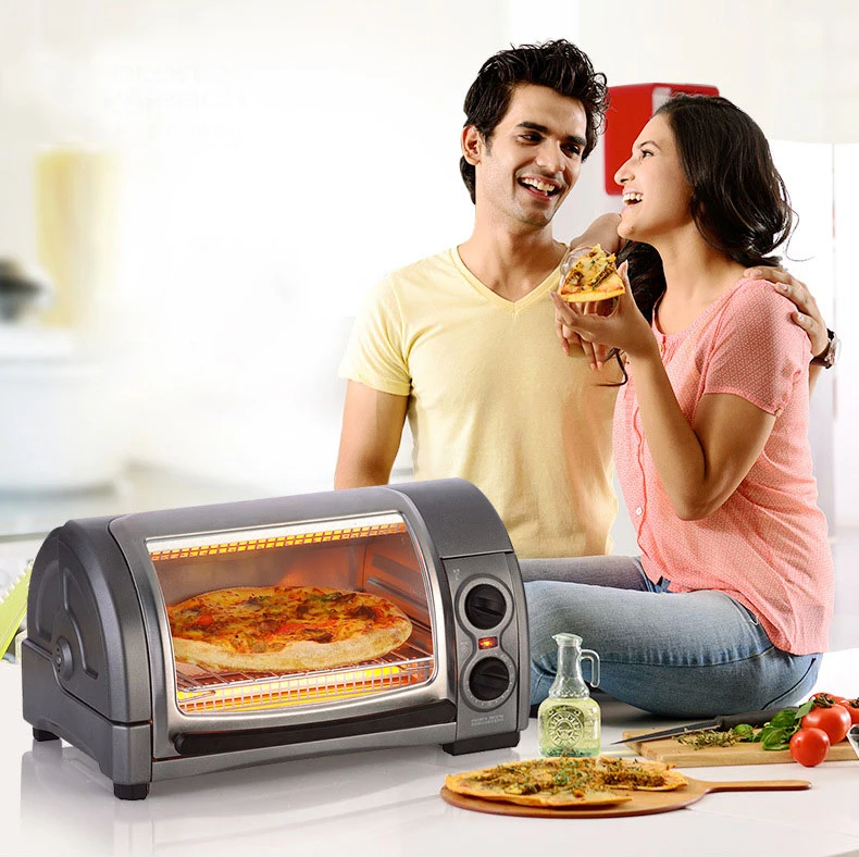 Электрическая печь домашний тостер мини печь машина для завтрака многофункциональная в виде тоста, торта, пиццы 31334-CN