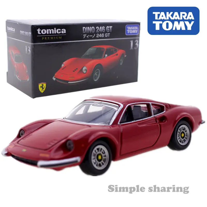 Takara Tomy Tomica Premium 13 DINO 246 GT Модель пузырька Kit литой миниатюрный автомобиль забавная