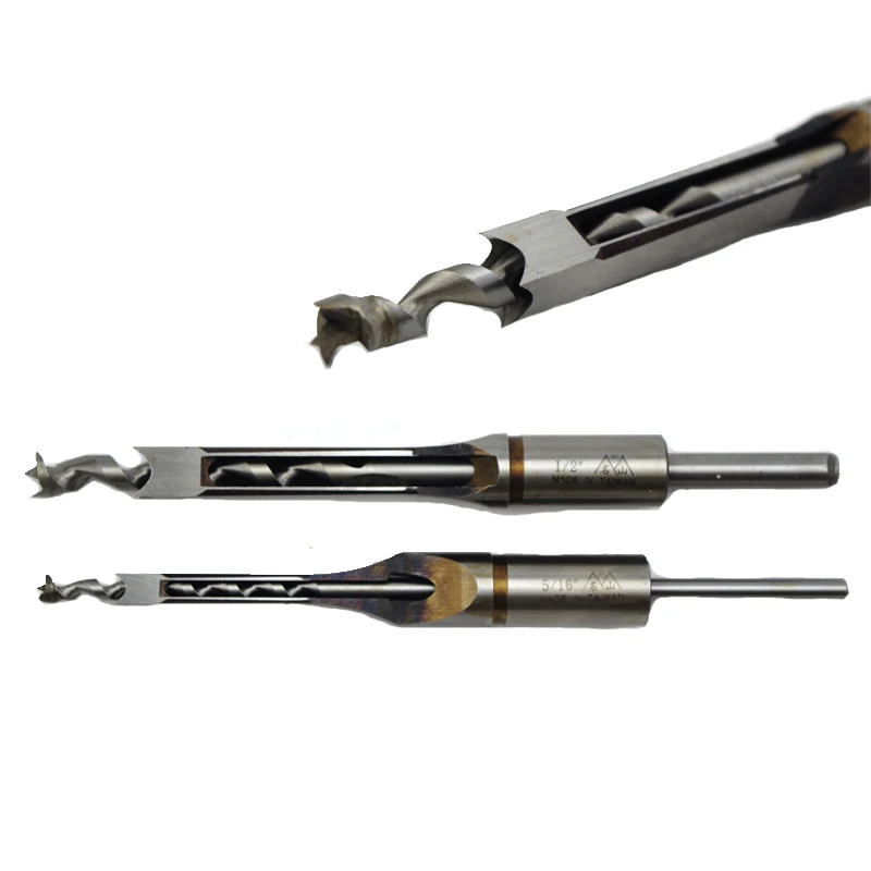 MT'NG SHAN carpenter square eyed auger drill bit wood chisel set hole