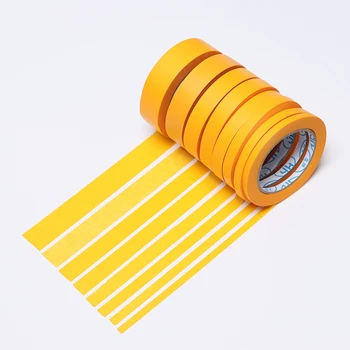 

NEW 50M/30M Yellow Masking Tape Car Sticker Adhesive DIY Painting Paper Painter Decor Craft General Purpose Craft Accessories