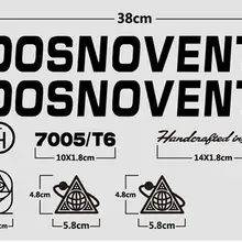 Высокая модель матовый черный DOS дорожный велосипед горная рамка наклейка bisiklet индивидуальные наклейки DIY резные MTB велосипедные наклейки