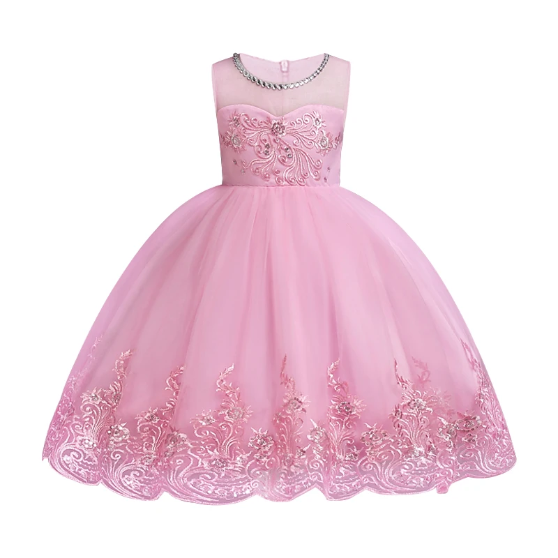 Летнее платье для детей, платье с цветочным узором для девочек вечерние платья на свадьбу элегантное платье принцессы для девочек 3, 4, 10, 12 лет