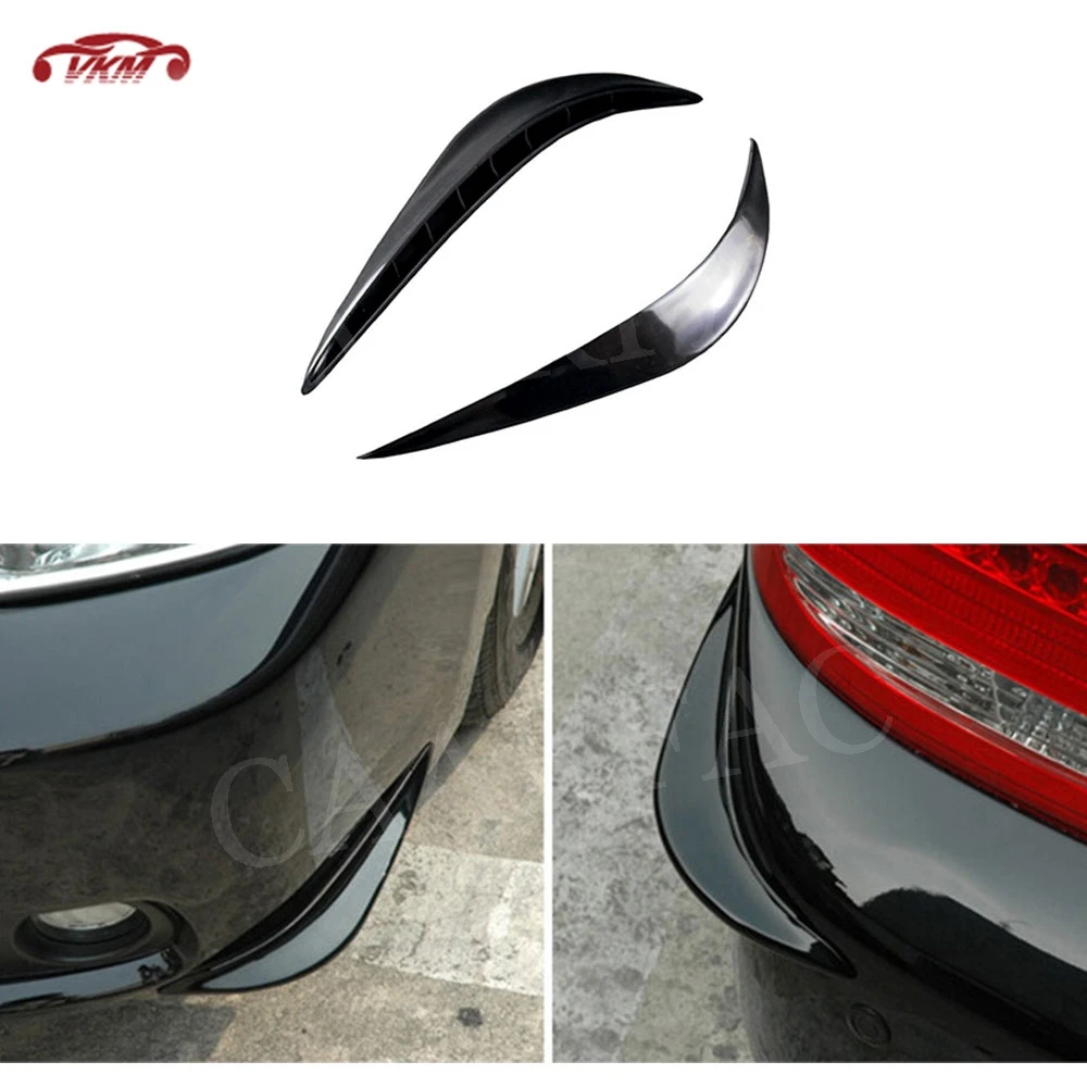 

Rubber Car Body Edge Bumper Corner Protector Stickers Guards Buffer Trim Molding Anti-Scratch Fins Protection Strip 2PCS/Set