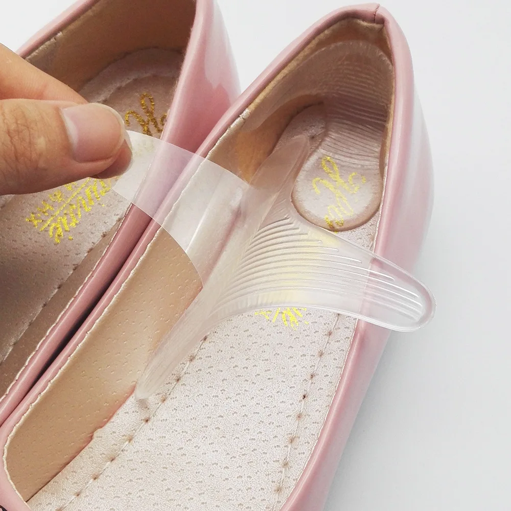 use of silicone heel pad