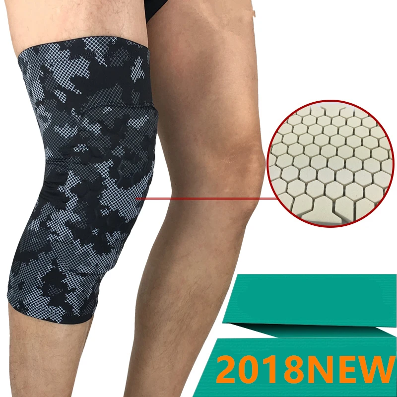 Sports Knee Pads Padded Compression Pro Knee Sleeves Football