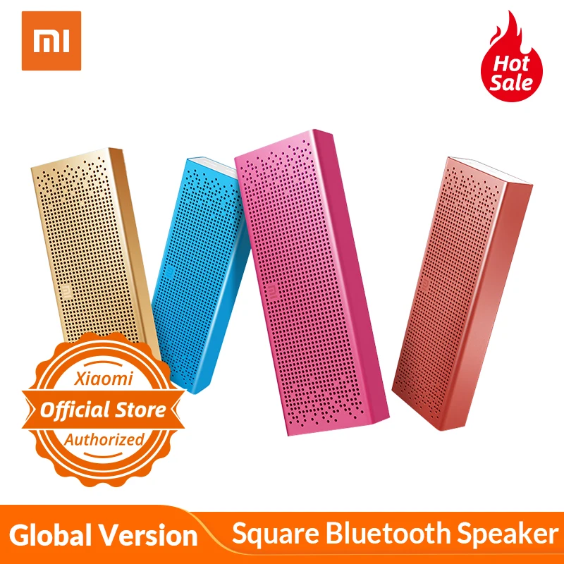 

Global Version Xiaomi Square Bluetooth Speaker Wireless Portable Metal AUX Input For MP5/MP3 Player/Cellphone Handsfree for Call