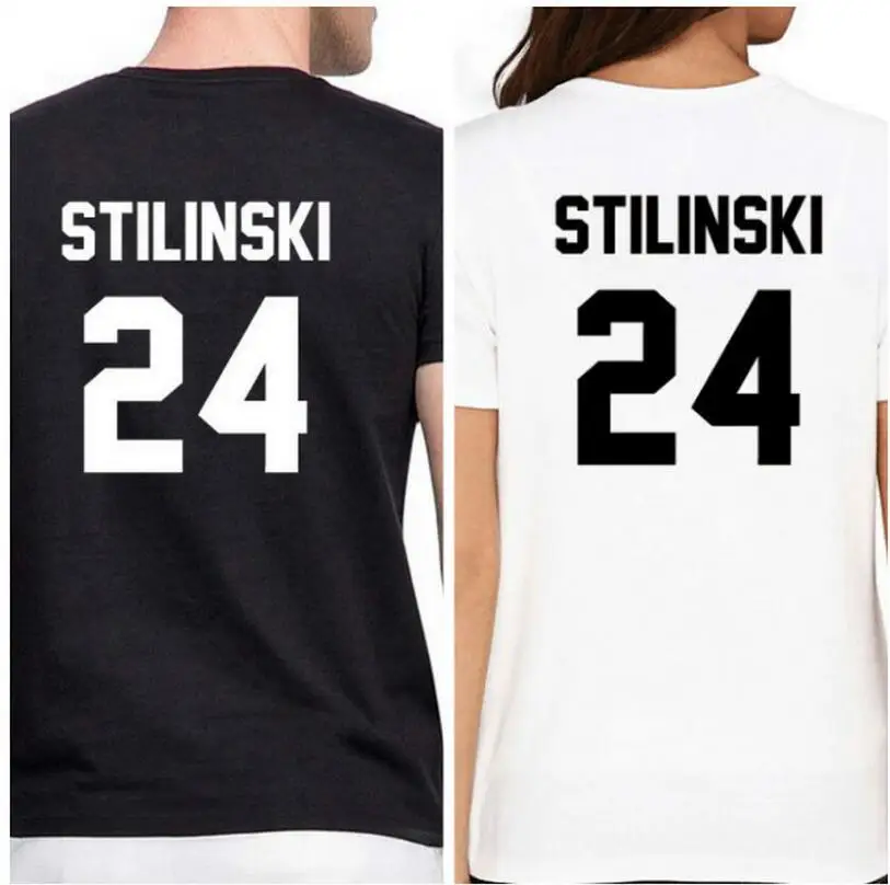 BKLD 2018 Lovers Couple T Shirt Women Men Valentines Gift STILINSKI 24 Letters Printed Couple Summer Matching Clothes For Lovers BKLD 2018 Lovers Couple T Shirt Women Men Valentines Gift STILINSKI 24 Letters Printed Couple Summer Matching Clothes For Lovers