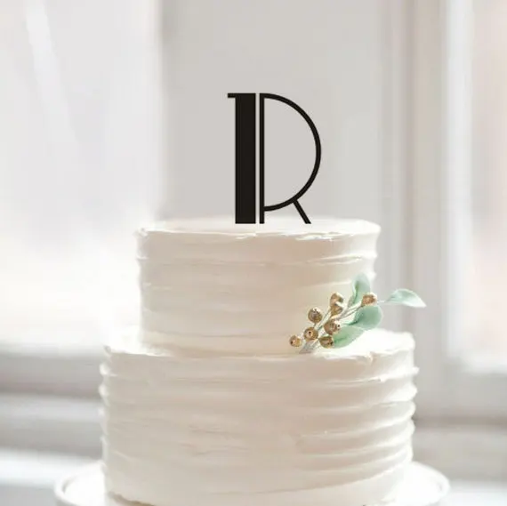 Letter R Cake Toppersunique Wedding Topperrustic Initial Name Topper Letter R Cake Toppersunique Wedding Topperrustic Initial Name Topper