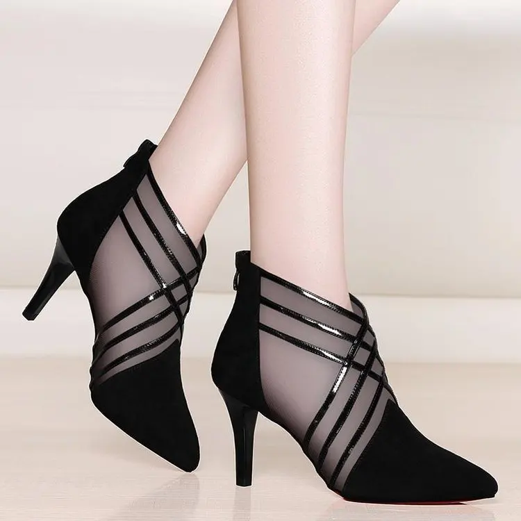 Женские повседневные туфли-лодочки на высоком каблуке с острым носком и шнуровкой; женские босоножки; A58
