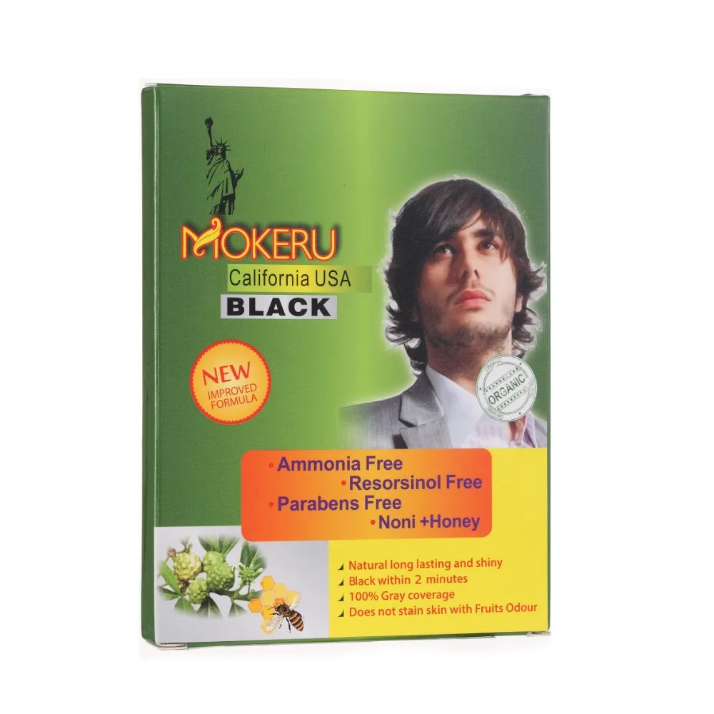 Mokeru 5 шт. травяные натуральные нони растительные эссенции Oragnic Magic Black Hair краска