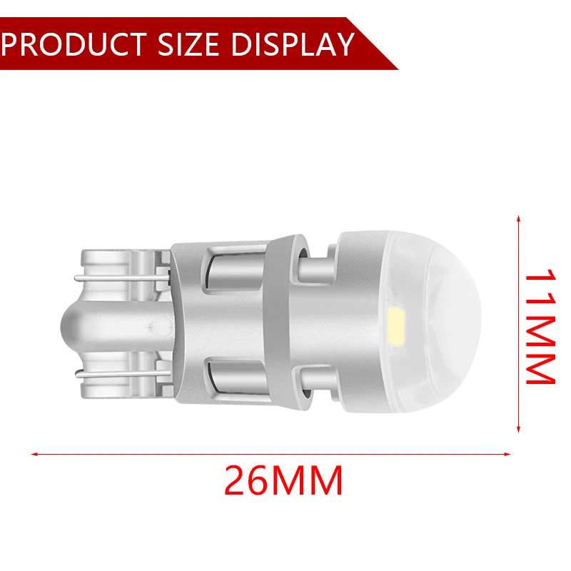 10 шт. T10 светодиодный W5W Canbus Светодиодная Лампочка 194 168 DRL Авто боковой парковка Ширина укрыты внутренной сводной светильник для чтения настольная лампа 12V автомобильный Стайлинг