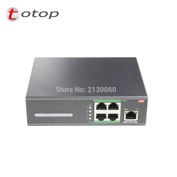 

802.3at switch, POE Switch, 4Port POE+1 Uplink, IEEE 802.3af/at, PoE output 15.4W, Max single port 30W, Total 60W