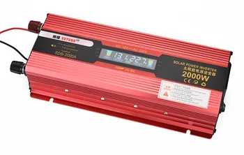 

LCD Display surge power 2000W Car Power Inverter DC12V to AC220V Battery Converter With USB