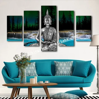 

Buddha Poster Wall Art Canvas Painting Modern Wall Pictures Living Room Mural Nordic Bedroom Minimalist Giclee Prints Home Decor