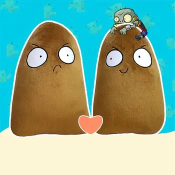 

Plants Vs Zombies Potato Pillow Doll Wall Nut Plush Toys Office Home Back Cushion Gifts
