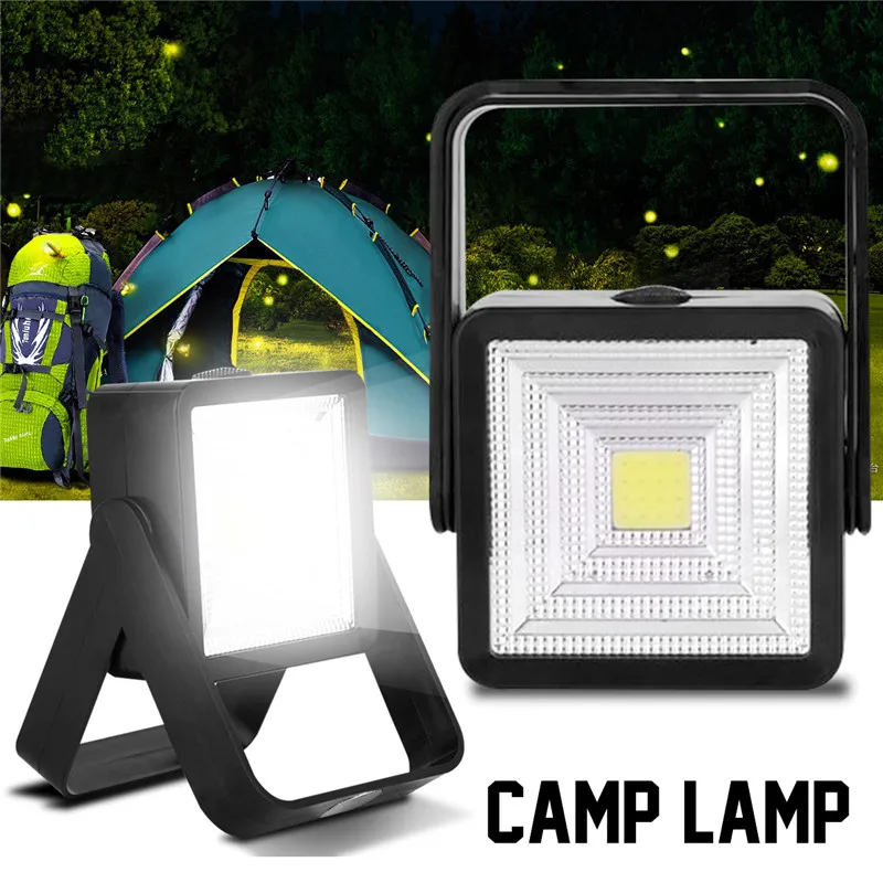 

CLAITE Solar Lantern COB LED Camping Tent Lamp Work Light Outdoor Portable Spotlight High Lumens Emergency Night Lamp