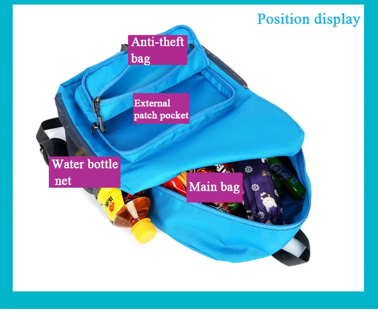 Сверхлегкие спортивные сумки для отдыха на открытом воздухе, водонепроницаемая походная сумка для альпинизма, складная походная сумка на плечо, походный рюкзак для альпинизма