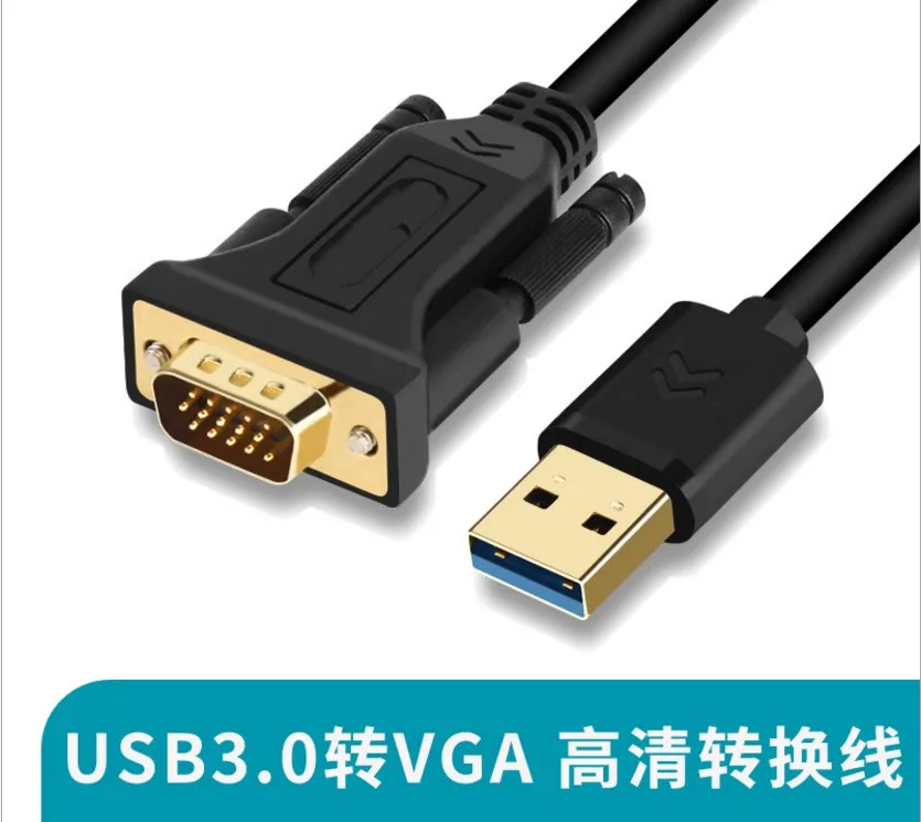 

USB3.0 to VGA computer to projector / monitor adapter cable usb to vga connector external graphics card PK4