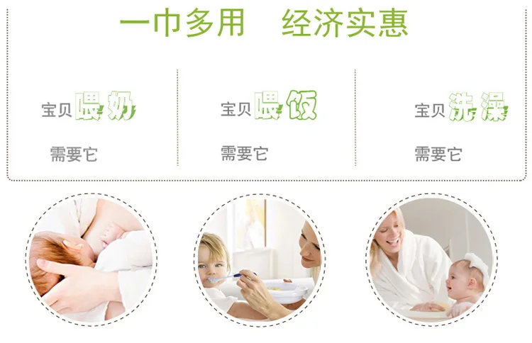 H03 Детские небольшой площади для кормления новорожденных полотенце с изображением милых животных, 2 предмета из хлопчатобумажной ткани марли небольшой площади