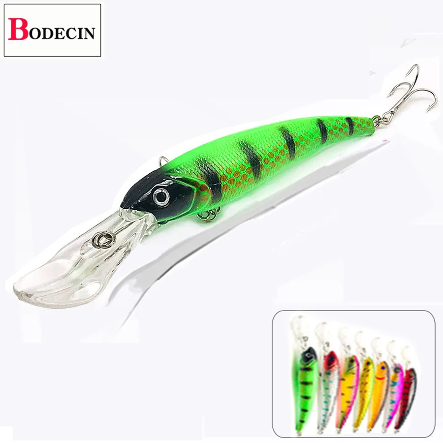 

1PCS Wobblers For Pike Fishing/Hard Lure Trolling Swimbait Japan Deep Jerkbait Crankbait Minnow 3D Eyes Big Artificial/Fake Bait