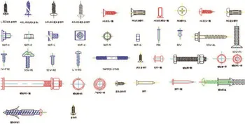 

High(low) temperature resistance PTFE screw M22mm/Acid-alkali resistance screw/ high quality PTFE solid plastic screw