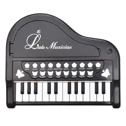 1 шт. игрушечная клавиатура для детей, подарок на день рождения для девочек, 24 клавиши, многофункциональная музыкальная электронная
