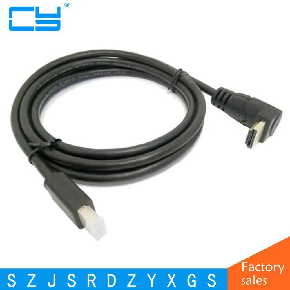 Кабель HDMI 2 0 с углом обзора 90 градусов кабель к 4k 4K 1080P 3D для PS3 проектора HD