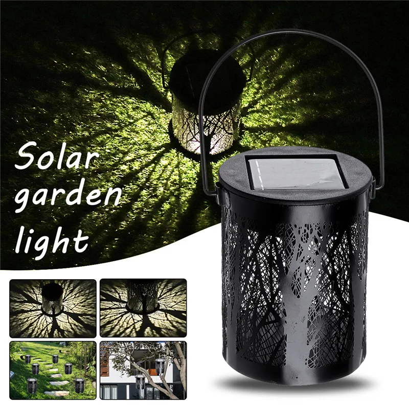 Beste Mising Solar Draagbare Lantaarn Sfeer Licht Indoor Tafel Licht Metalen Outdoor Gazon Tuin Landschap Licht LED Decor Lamp