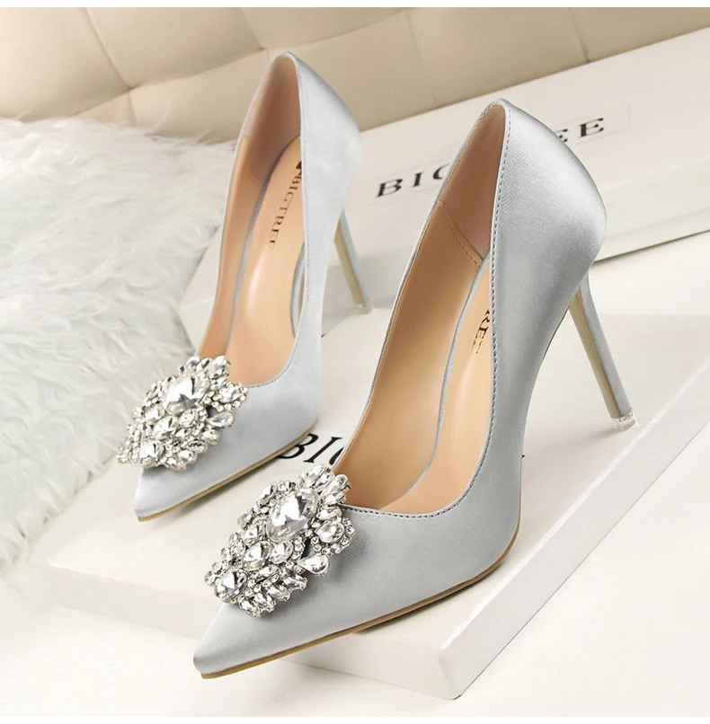 Women's Pumps Shoe Thin Heels' Sexy Women High Heels Shoes Brand Party High Heel Shoes Women Bigtree Office Lady Pumps Shoe New (4)